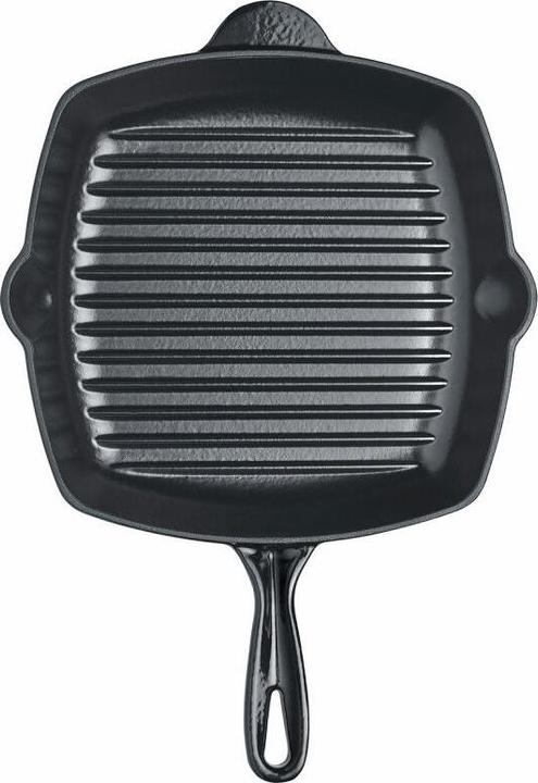 Produktbild Berndes Grillpfanne B.IRON Gusseisen eckig 27 x 27 cm mit Gegengriff INDUKTION (Grillpfanne, Gusseisen)