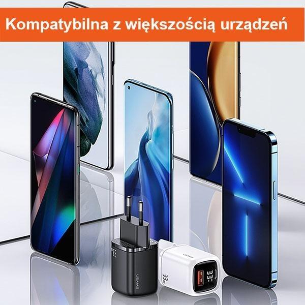 Produktbild Usams 33W QC + PD Digital Display Fast Charger (33 W)