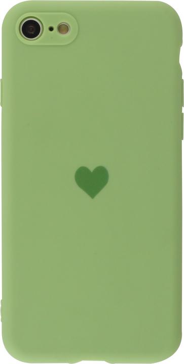 Image du produit PhoneLook Coque Silicone Mat Coeur vert clair (Apple iPhone 7 Plus)