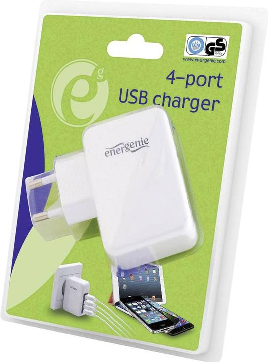 Image du produit Energenie Chargeur USB Uni4fach (15 W)