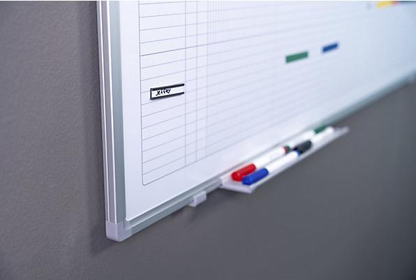 Immagine prodotto eurokraft basic Lavagna per planning annuale, largh. x alt. 900 x 600 mm, per planning annuale. (1200 x 900 mm)