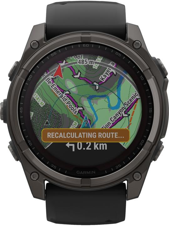Image du produit Garmin Fenix 8 Solar Sapphire Titan (51 mm)