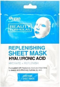 Immagine prodotto Beauty Formulas Maschera in fogli con acido ialuronico 1Pz.