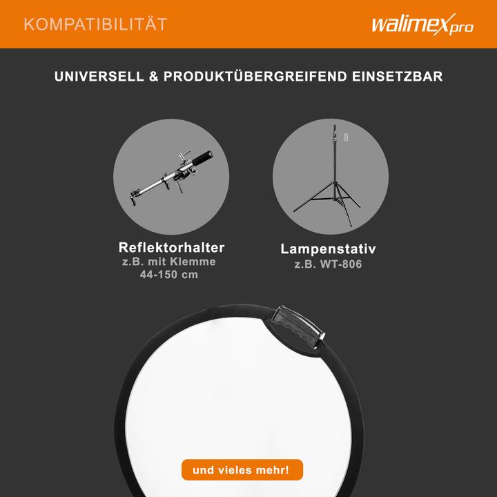 Produktbild Walimex pro Pro 5 in 1 Faltreflektor wavy comfort (Faltreflektor, 107 cm)