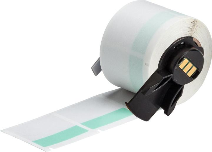 Actual product image Brady PTL-32-427-GN, vinyl, self-laminating, green/transparent, matt, 38.10 x 12.70(38.10) mm, fü