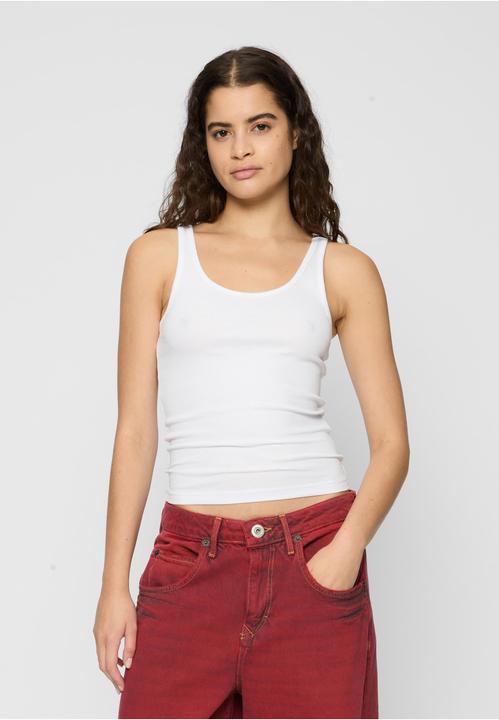 Actual product image Urban Classics Ladies Organic Basic Rib Top 2-Pack - 166867 (S)