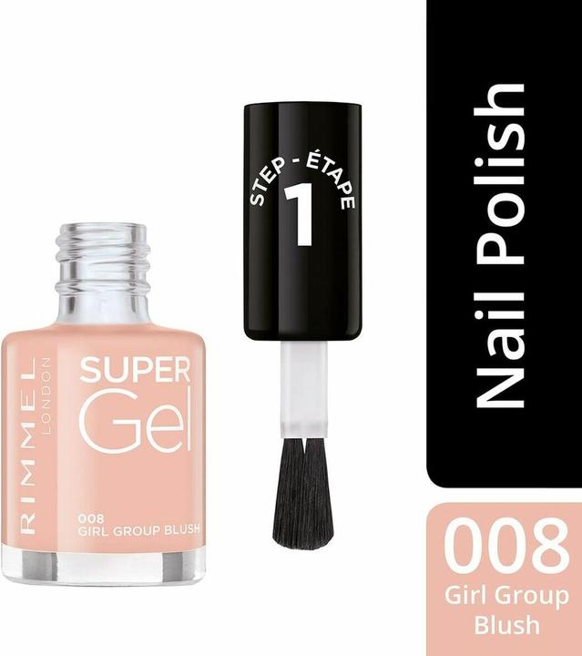 Image du produit Rimmel London RIMMEL Super Gel Vernis à Ongles N° 008 Girl Group 12ml (008, Vernis à ongles effet gel)