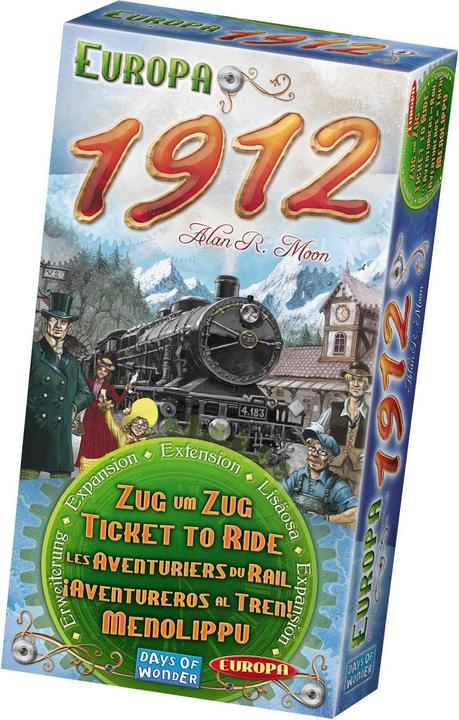 Image du produit Asmodée Billet pour Ride Europe 1912 (Allemand, Français, Anglais)