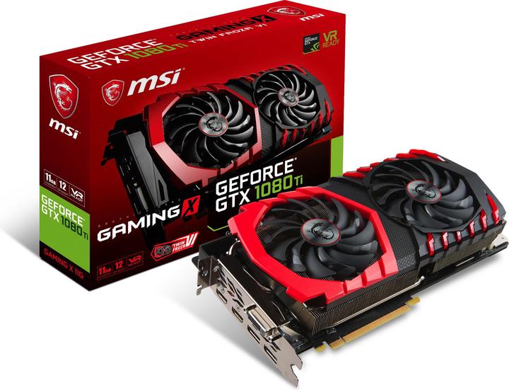 Produktbild MSI GeForce GTX 1080 Ti GAMING X (11 GB)
