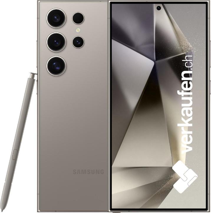 verkaufen.ch Galaxy S24 Ultra (256 GB, Titanium Gray, 6.80", 200 Mpx, SIM + eSIM, A / Wie neu)