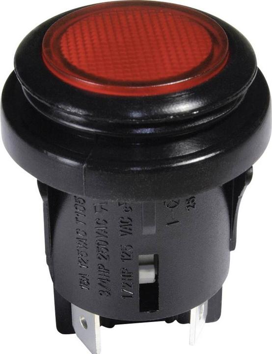 Produktbild interBär Druckschalter 250 V/AC 16 A 2 x Aus/(Ein) IP65 tastend 1 St.