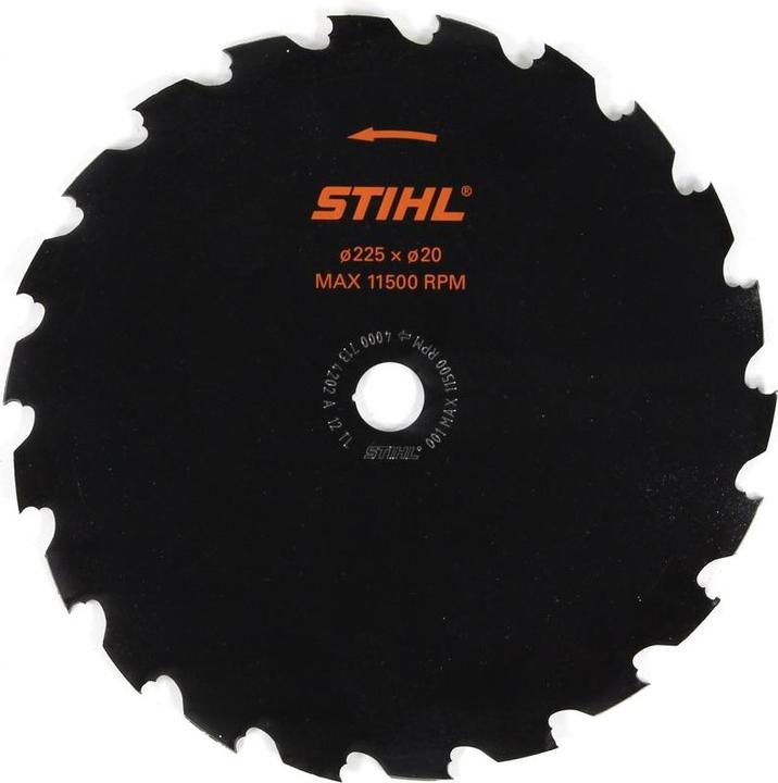 Actual product image Stihl 40007134202 Circular Saw Blade Chisel Tooth High Performance for Power Scythes