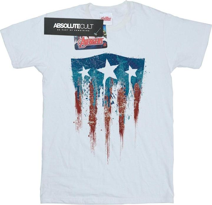 Captain America Flag Shield TShirt Mädchen