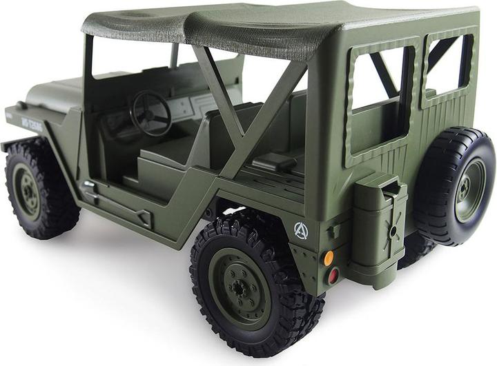 Produktbild Amewi RC AMX U.S. Militär Geländewagen RTR 4WD 1:14 Military green (RTR Ready-to-Run)