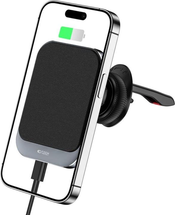 Produktbild Tech-Protect Mm15w-V2 Magnetic Magsafe Vent Car Mount Wireless Charger 15w Black