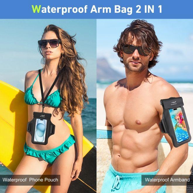 Actual product image Mu Sport 2in1 Wasserdichte Umhängetasche & Sport Armband für Smartphone bis 7"