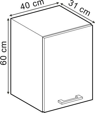 Produktbild Vicco Hängeschrank R-Line (40 x 31 x 60 cm)