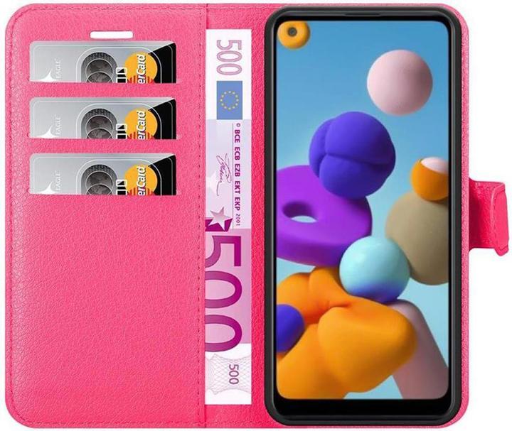 Actual product image Cadorabo Book with stand function cover (Samsung Galaxy A21)