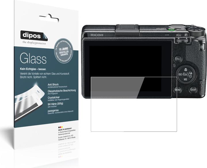 Dipos Film de Protection d’écran Anti-Shock (Protecteur d'écran, Ricoh GR III)