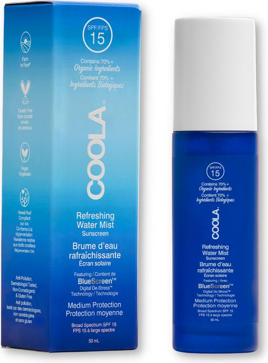 Produktbild Coola Suncare Full Spectrum 360° Refreshing Water Mist (Sonnencreme Gesicht, SPF 15, 50 ml, 50 g)