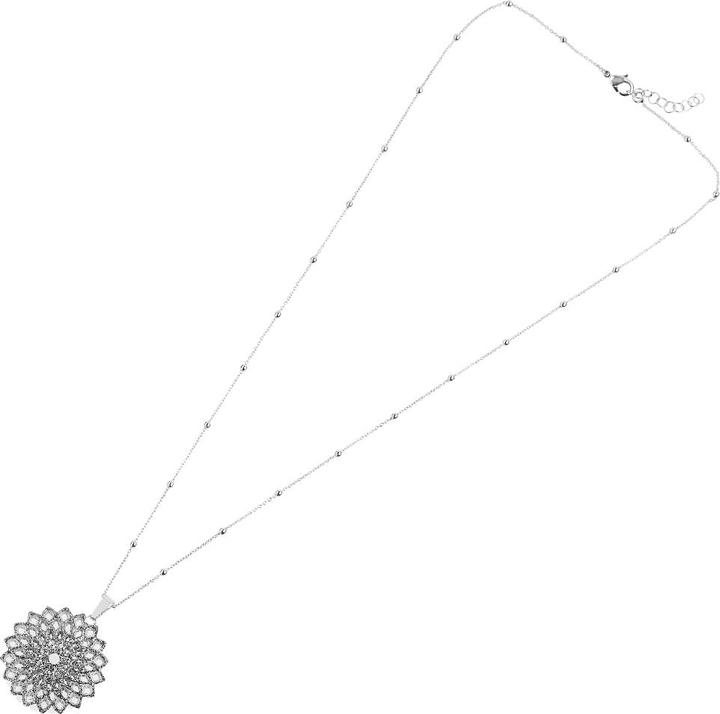 Image du produit Ottaviani Collier avec paillettes argentées (61 - 65 cm)