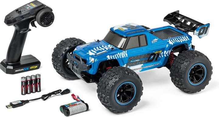 Actual product image Carson 1:10 XS Stadium Fighter 100% RTR blue (RTR Ready-to-Run)