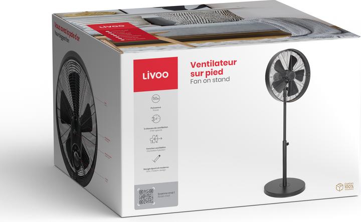 Produktbild Livoo Standventilator (64 dB)