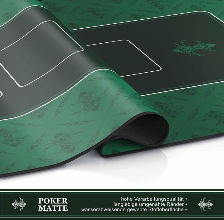 Produktbild CSL XXL Mauspad 900x400mm, Poker Mousepad, Schreibtischunterlage, Pokertisch Auflage, Pokermatte Grün