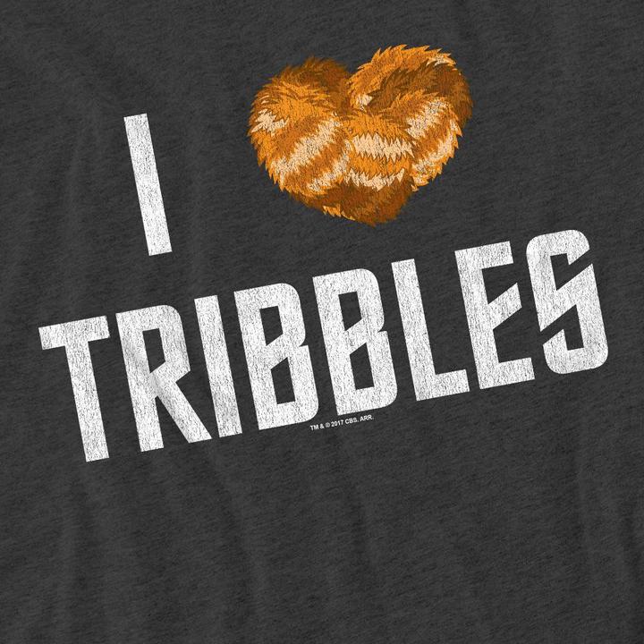 Actual product image Unisex Adult I Heart Tribbles T-Shirt (3XL)