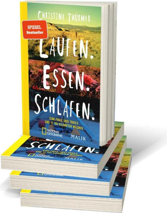 Actual product image Laufen. Essen. Schlafen (German, Christine Thürmer, 2018)