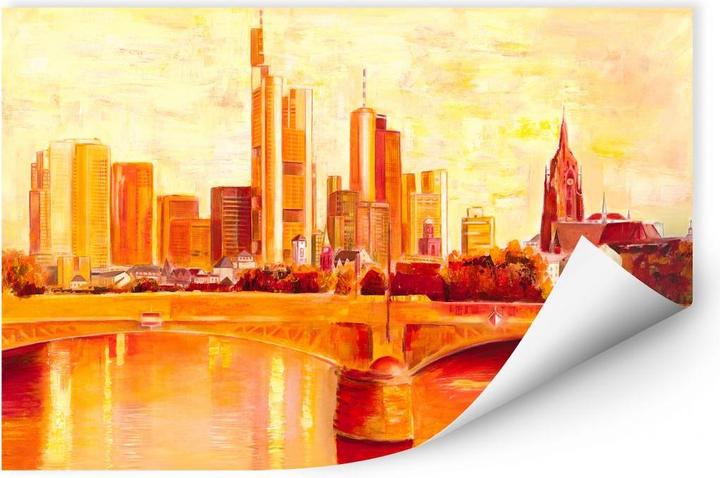 Produktbild Trenddeko Skyline Frankfurt (120 x 80 cm)