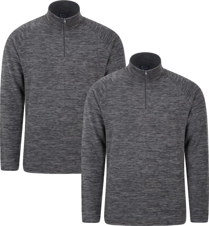 Actual product image Mountain Warehouse Snowdon fleece top (2pack) (XXL)