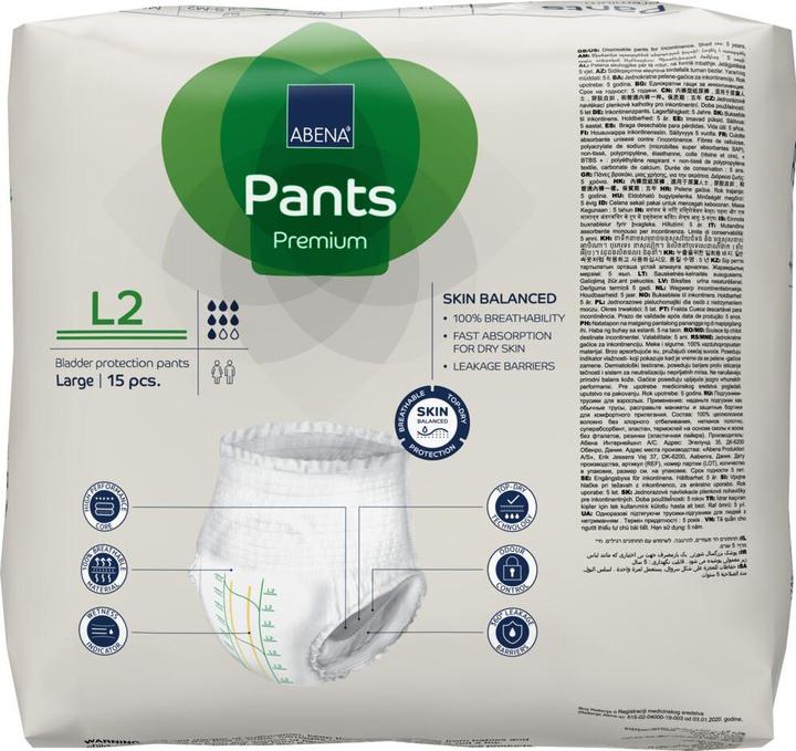 Actual product image Abena Premium L2 green (15 x, Large)