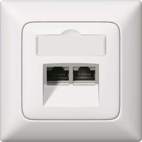 Image du produit Legrand Couvercle RJ45 Rutenbeck 776758 Creo ultra-blanc UW