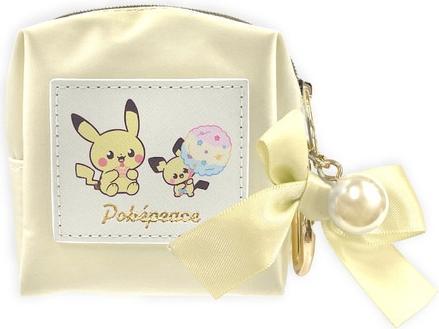 Image du produit Pokémon PokePeace Mini Pochette avec mousqueton Pikachu & Pichu (Sweets Shop)