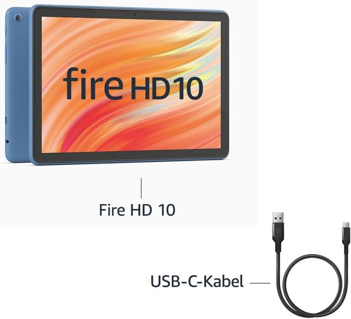 Immagine prodotto Amazon Fire HD 10 con Alexa /SO 2021 (10.10", 32 GB, Denim)