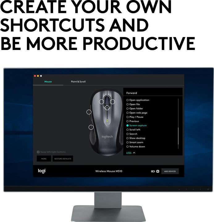 Actual product image Logitech M510 (Wireless)