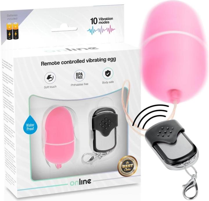 Image du produit Online Remote Control Vibrating Egg M - Rose