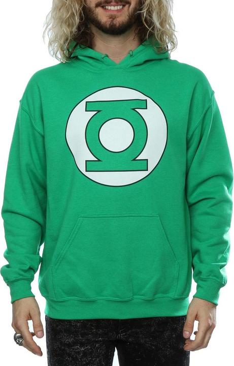 Actual product image Mens Green Lantern Logo Hoodie (XXL)