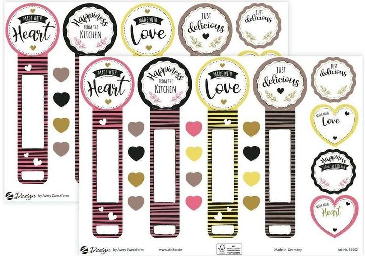 Immagine prodotto Avery Motivo adesivo A5 KITCHEN Seal Sticker