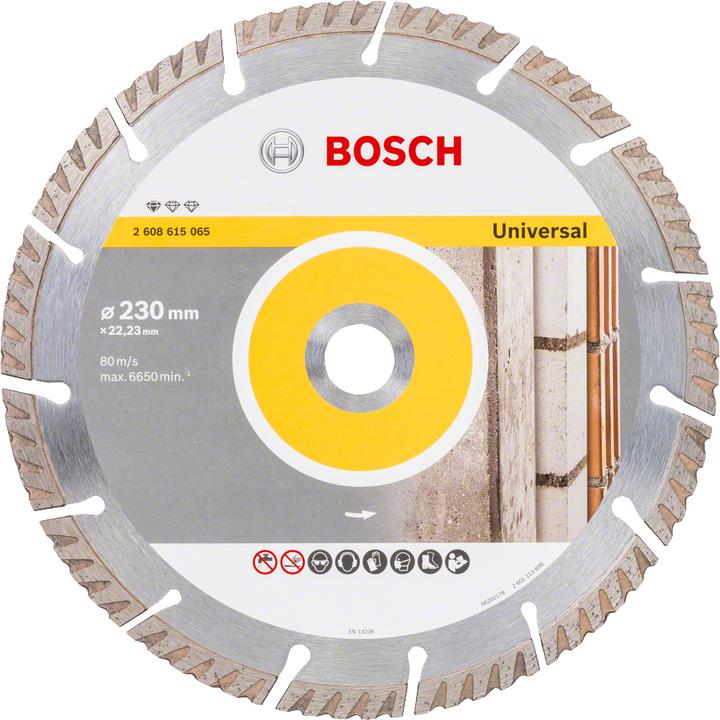 Bosch Professional Zubehör PRO Multi Material diamond cutting disc, 125 x 22.23 mm