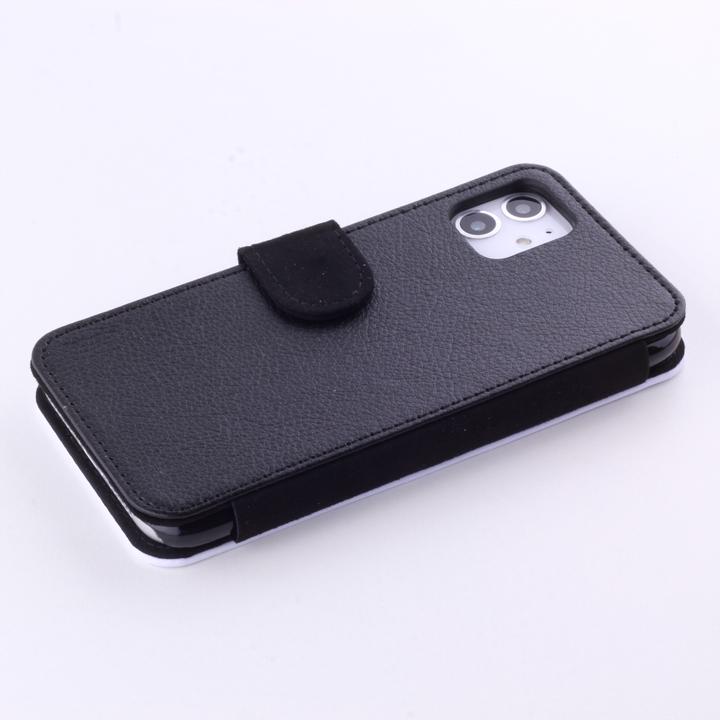 Immagine prodotto PhoneLook Copertina del portafoglio nero Palme a strisce dorate (Apple iPhone 11)