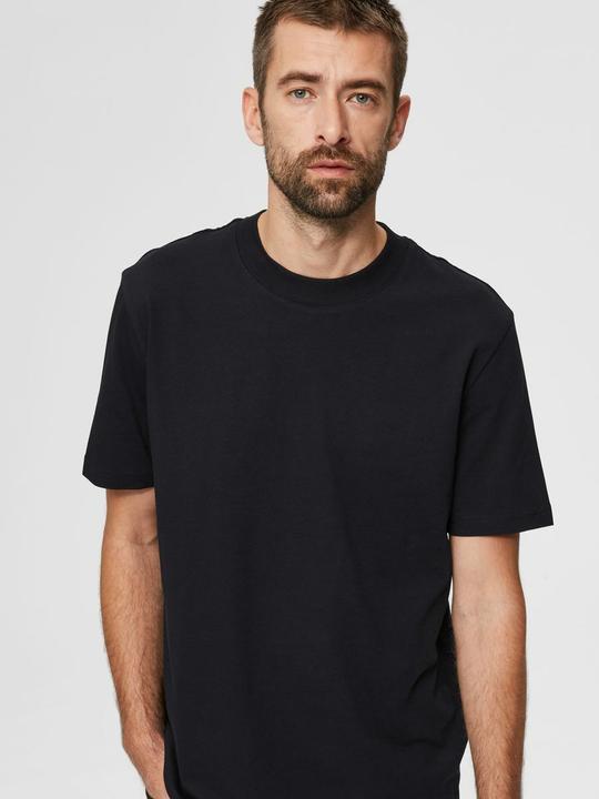Immagine prodotto Selected Homme T-shirt in cotone biologico con collo alto (L)