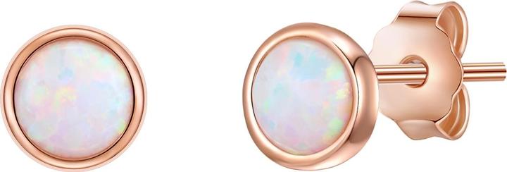 Produktbild Glanzstücke München Damen Sterling Silber Opal (synth.) roségold - 28525 (Sterling Silber)
