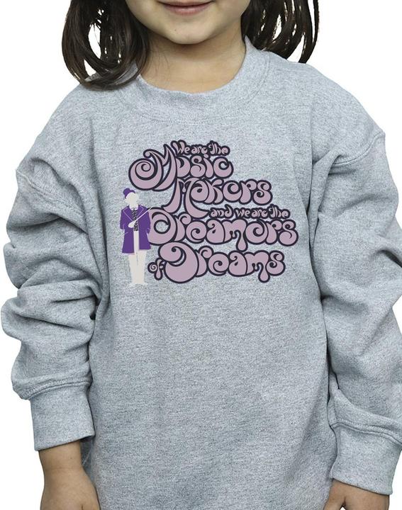 Produktbild Willy Wonka & the Chocolate Factory Dreamers Text Sweatshirt Mädchen (104)