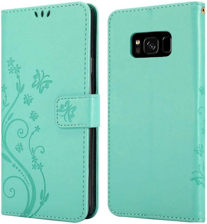 Image du produit Cadorabo Couverture du livre de fleurs (Samsung Galaxy S8+)