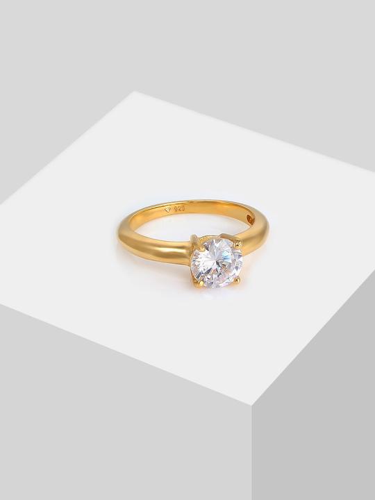 Immagine prodotto Elli Solitärring mit Zirkonia Kristall (58, 925 Argento)