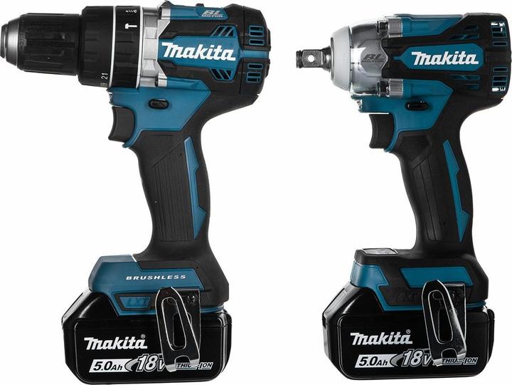 Image du produit Makita ZES.COMBO 18V (DHP484+DTW300) 3x5,0Ah DLX2359TJ1 (Fonctionnement sur batterie)