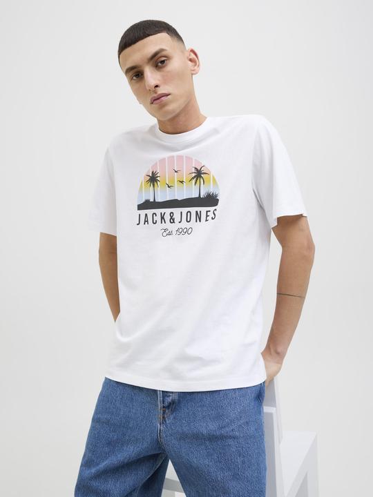 Produktbild Jack & Jones Gedruckt Rundhalsausschnitt T-shirt T-shirt (L)