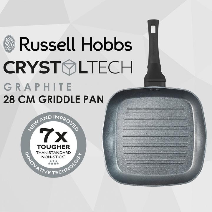 Actual product image Russell Hobbs RH01861EU7 Crystaltech tall griddle 28cm (Grill pan, Aluminium)